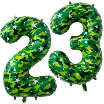 Шар цифра 23 "23 февраля Камуфляж" Шар цифра 23 "23 февраля Камуфляж"