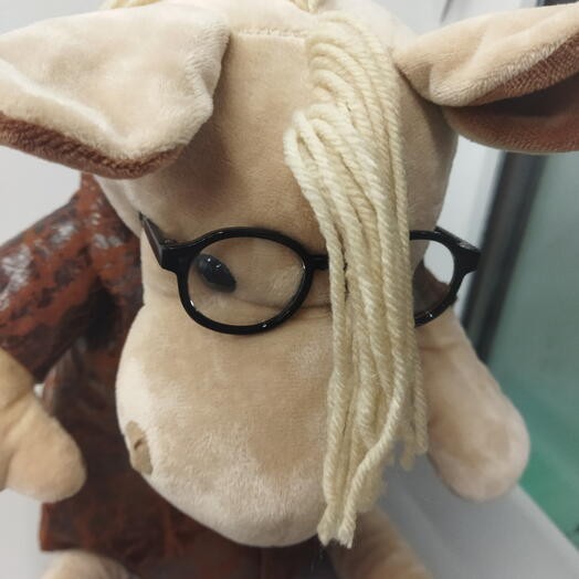 Игрушка с конфетами "конь в пальто"